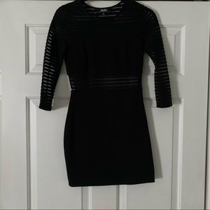 Lulus bodycon black dress